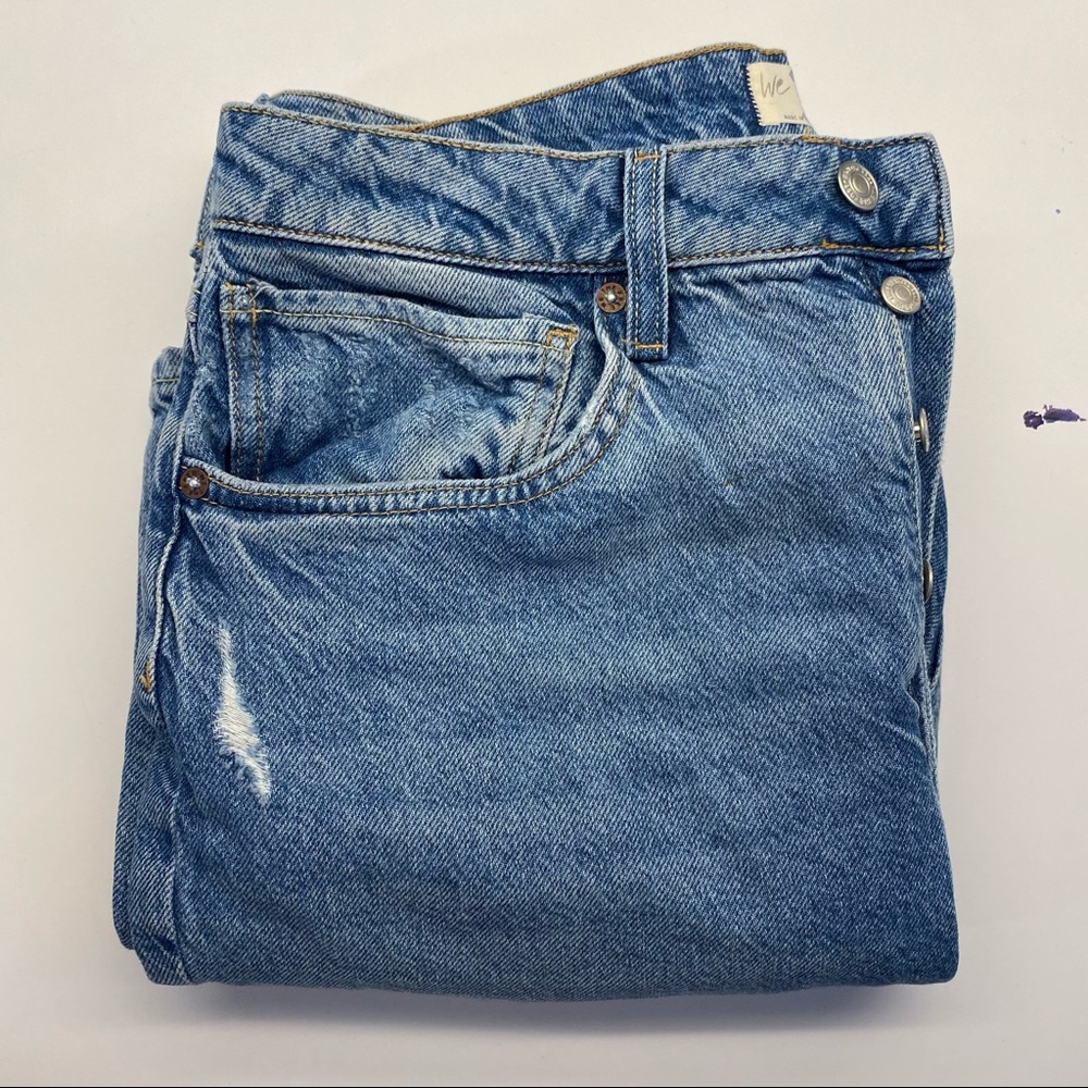 Free People - Straight leg ripped jeans - W30 - light wash